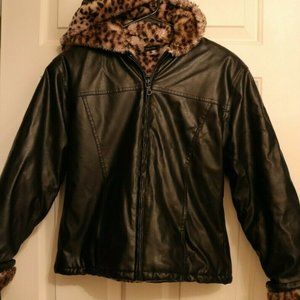 KC Collections Girls Size Medium Black Jacket